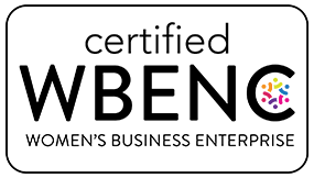 Women's Business Enterprise WBENC certified logo